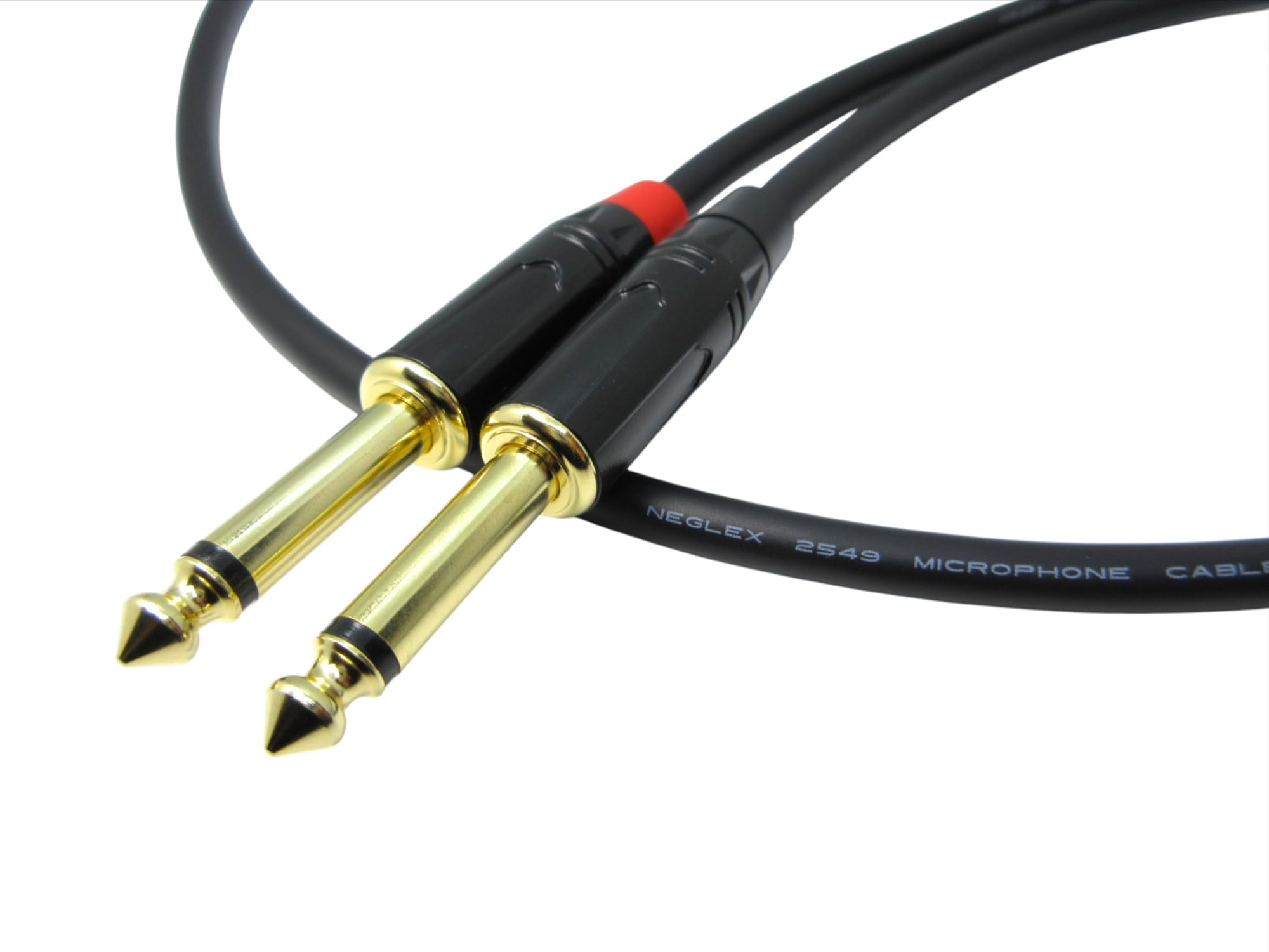 オーダー品】MOGAMI 2549 マイクケーブル 7m 2本（緑、赤） Amazon